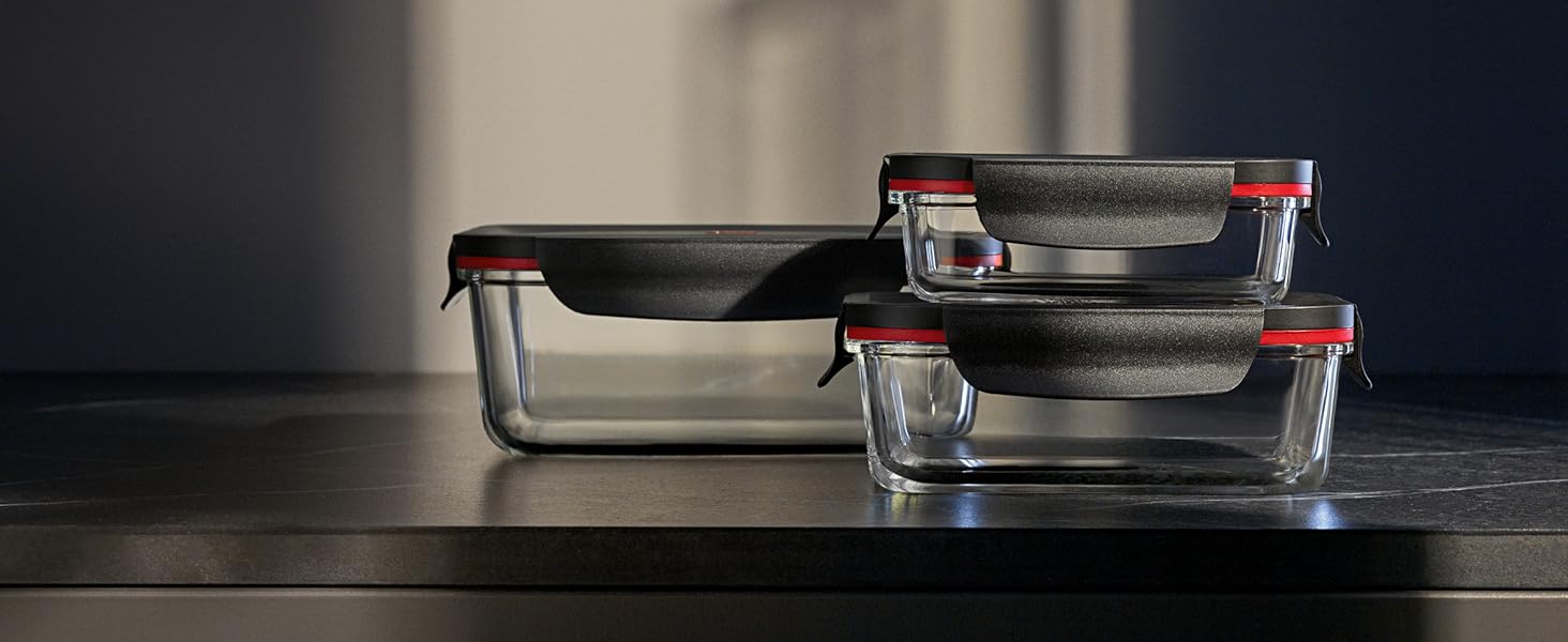 Silit Storio Контейнер для зберігання з кришкою, 18 x 13 см - скло, герметичний, для миття в посудомийній машині, для мікрохвильової печі та духовки