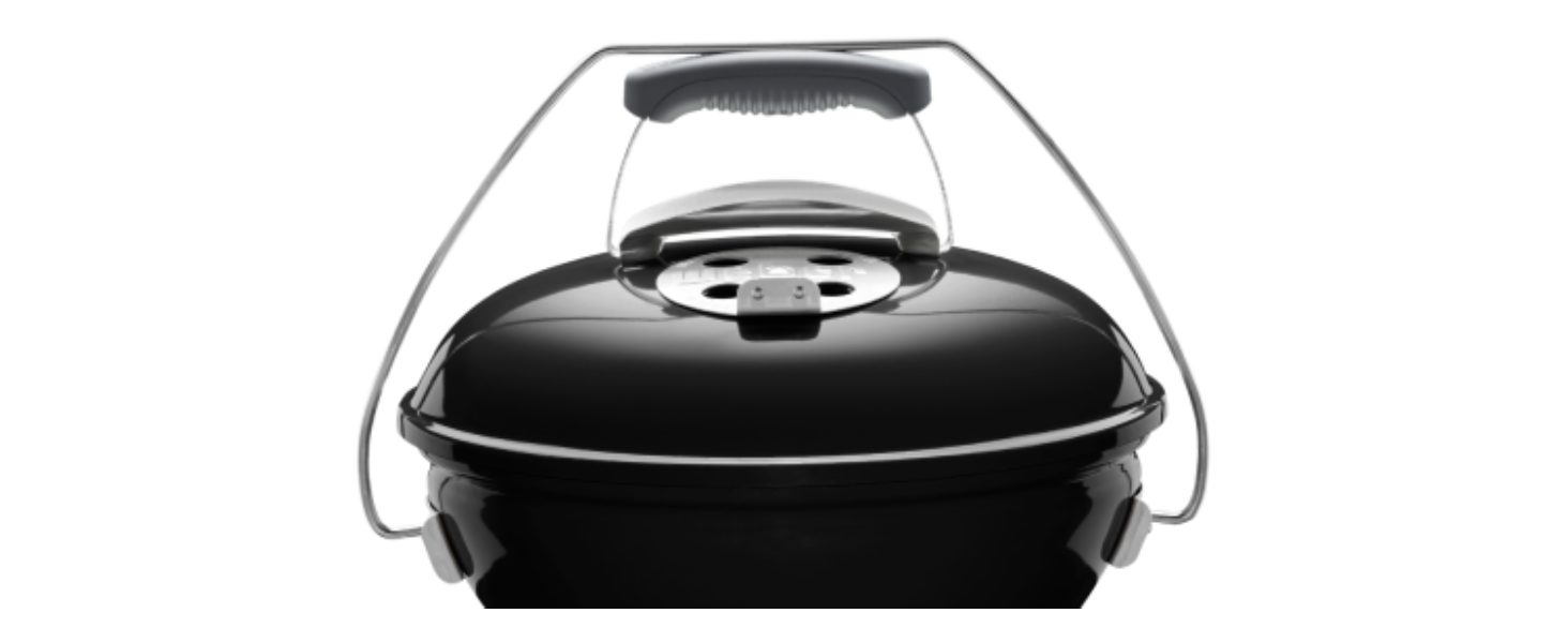 Вугільний гриль Weber Smokey Joe Premium, 37 см, портативний, емальований, Slate Blue
