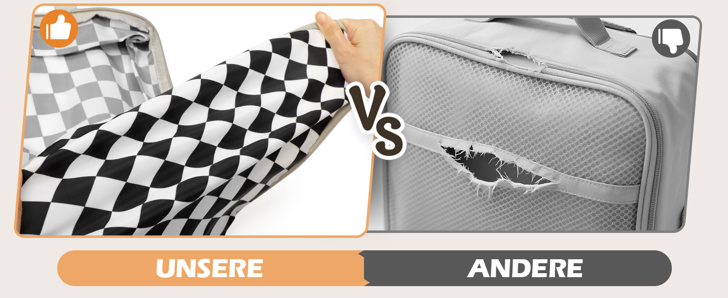 Набори для організації багажу VnioLife: 8 шт. Компресійні куби для подорожей, сумки-органайзери для валізи, рюкзака (Блакитний)