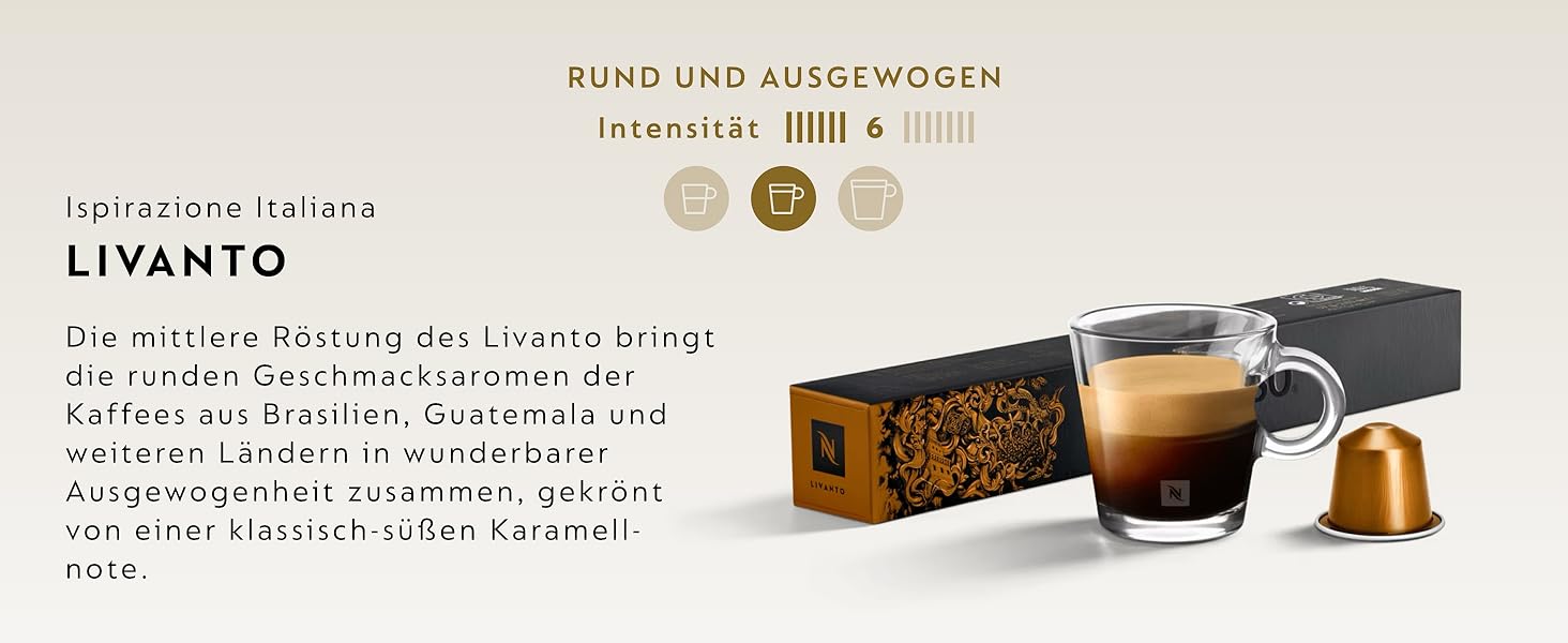 Капсули Nespresso Original: набір 100 шт. Еспресо та Лунго, різні ступені обсмаження, сумісні з оригінальними капсульними машинами