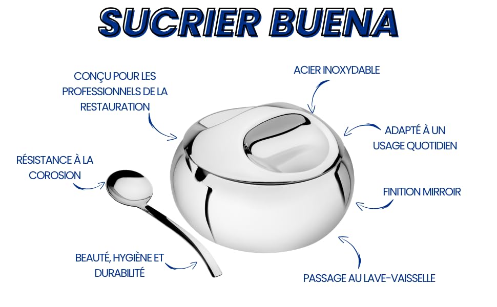 Цукорниця Tramontina Zuckerdose (Чай та Кава), нержавіюча сталь