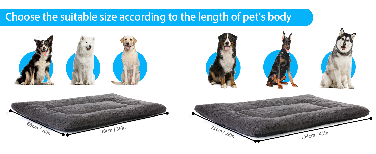 Лежанка для собак Petschat, 61 x 46 см, сіра - водонепроникна підстилка для собак та котів