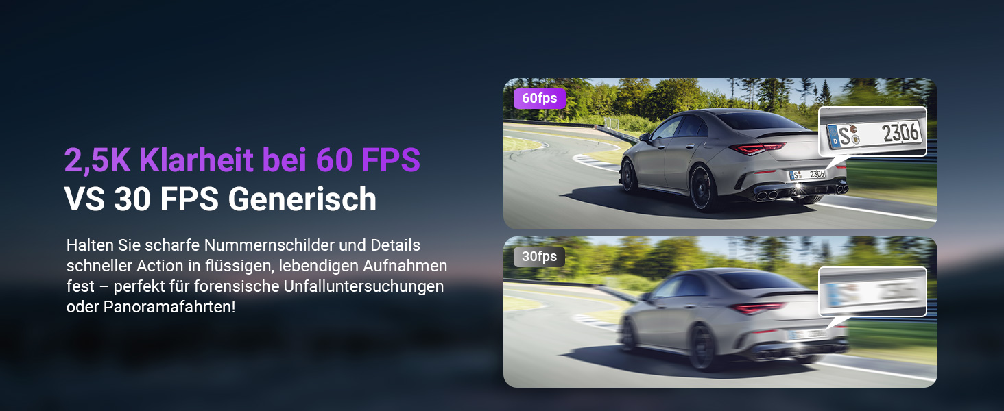 Автомобільний відеореєстратор VANTRUE S1 Pro 2.7K 60FPS з нічним баченням STARVIS 2, прихований монтаж