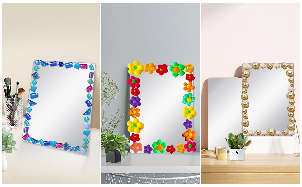 3 самоклеючі дзеркальні наклейки на плитку, 40 x 30 см, гнучка дзеркальна плівка, акриловий дзеркало для стін, дверей, ванних кімнат та шаф, 3 шт. 30*40 см