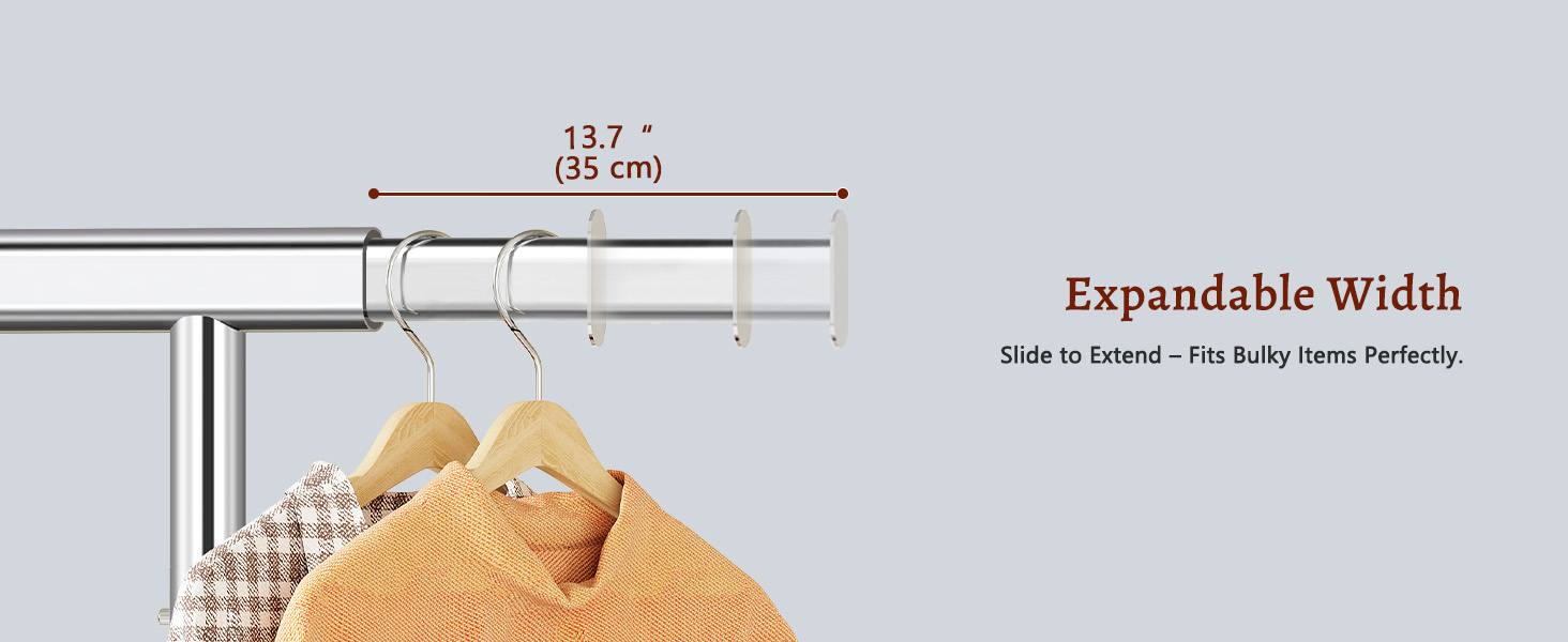 Легкий мобільний вішак для одягу на колесах FAVOOOSTY, металевий, до 200 кг, чорний, 1 стяжка