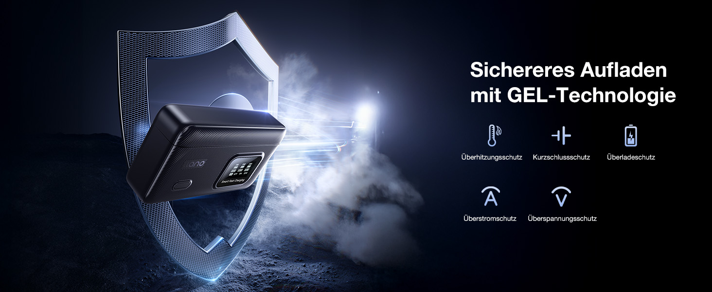 Зарядний пристрій LLANO AC3 30W з 3 акумуляторами 1950mAh для DJI Osmo Action 6/5 Pro/4/3 & Osmo 360, трьохпортовий, PD-зарядка, LED-дисплей, портативний кейс