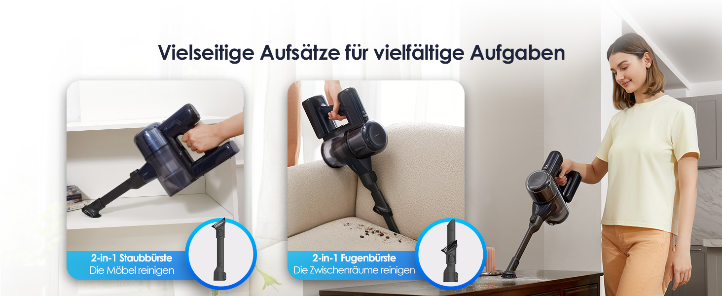 Бездротовий ручний пилосос Tineco Pure ONE S50: 150AW, до 65 хв роботи, LED, для твердих підлог