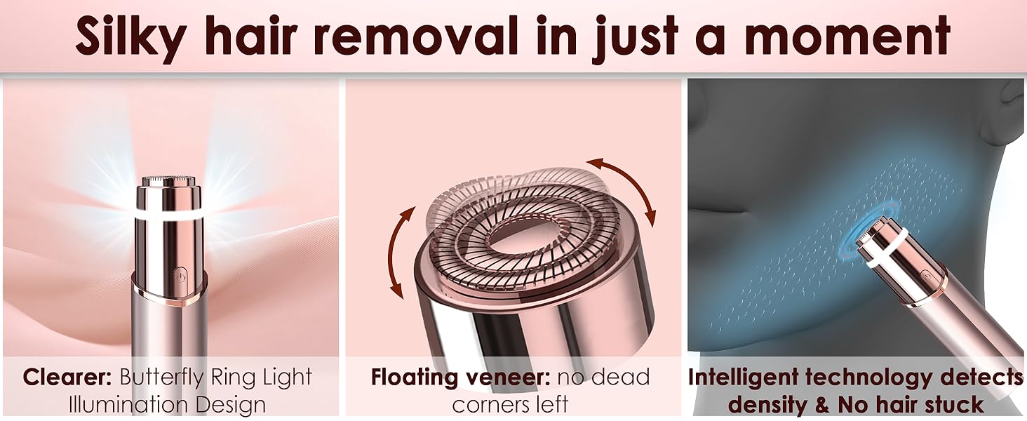 Електричний жіночий тример 5-в-1 для тіла та обличчя, бездротовий, для вологого та сухого гоління, білий. В комплекті: 2 змінні насадки.