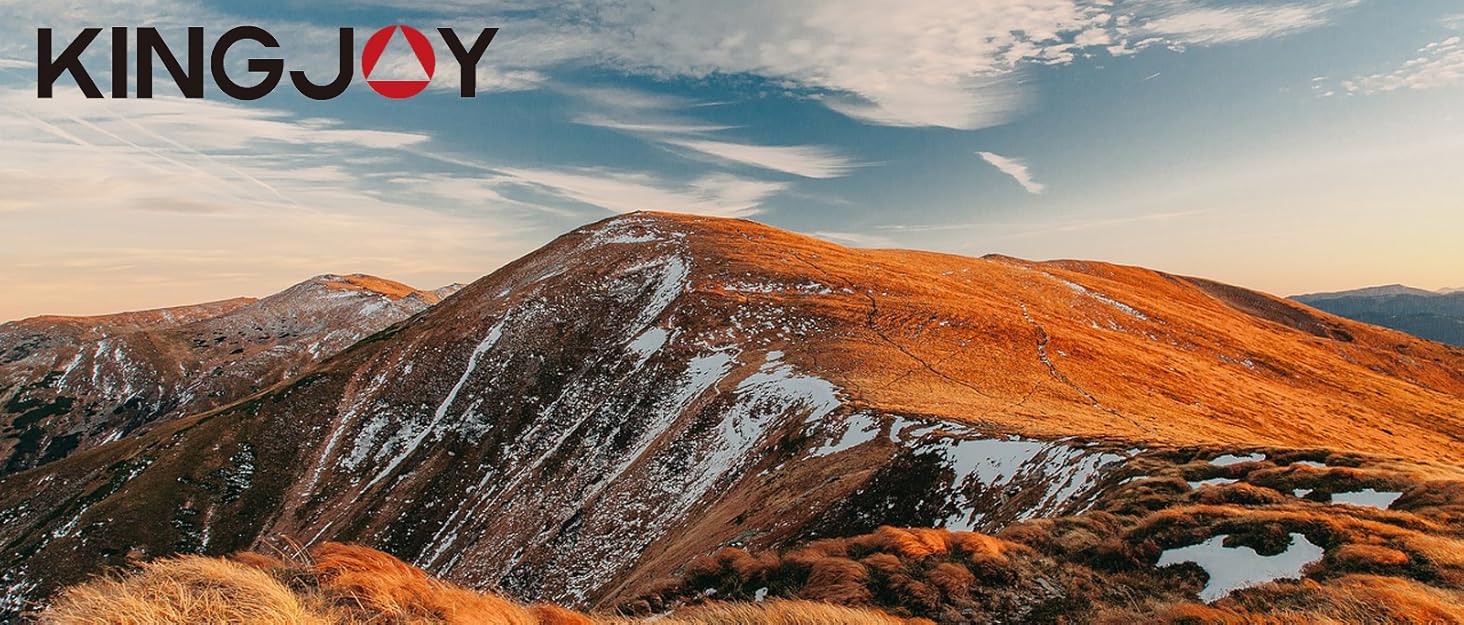 KINGJOY Штатив для камери та смартфона, 180см, з пусковим заходом, для Canon, Nikon, Action Camera, з тримачем для планшету