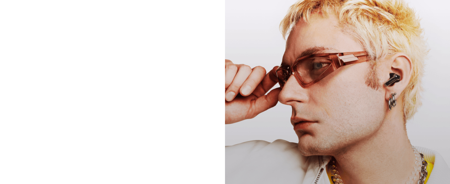 Навушники Nothing Ear (a) бездротові Bluetooth з ChatGPT, ANC, покращенням басів та до 42,5 годин відтворення - Жовтий