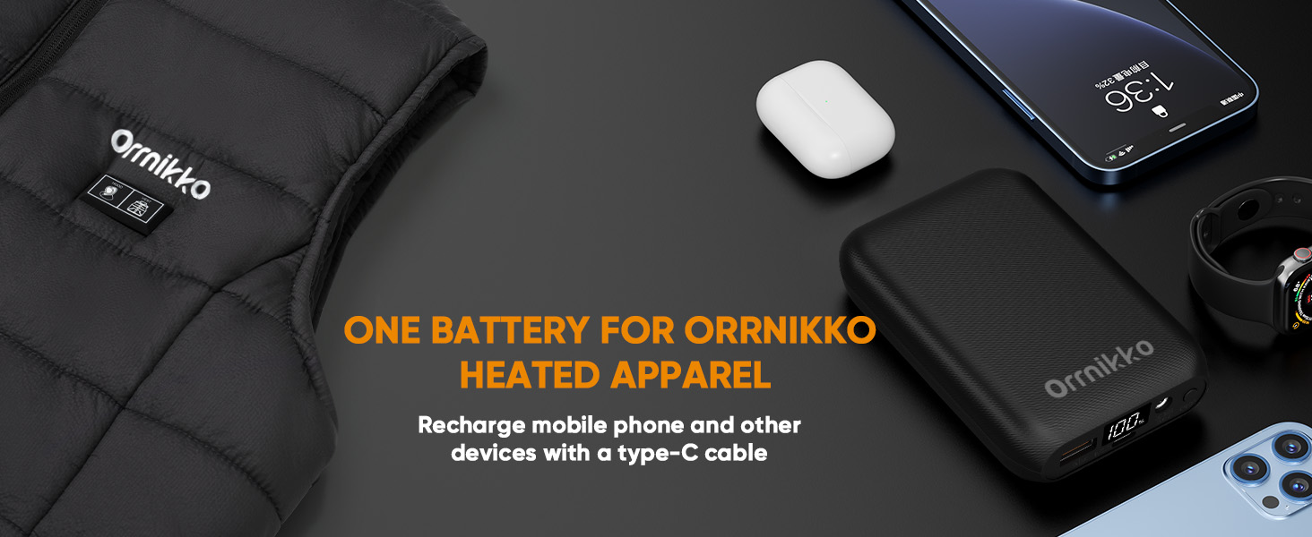 Обогреваемый жилет для женщин и мужчин с аккумулятором 16000mAh - теплая жилетка з підігрівом для холодної погоди