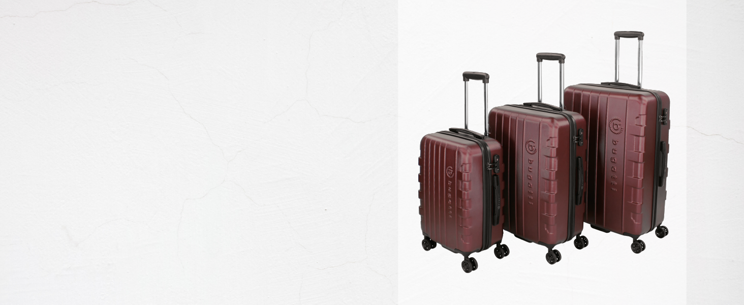 Валіза Bugatti Galatea 55x38x23,5 см, 38 л, жорсткий корпус, 4 колеса, TSA-замок, чорна