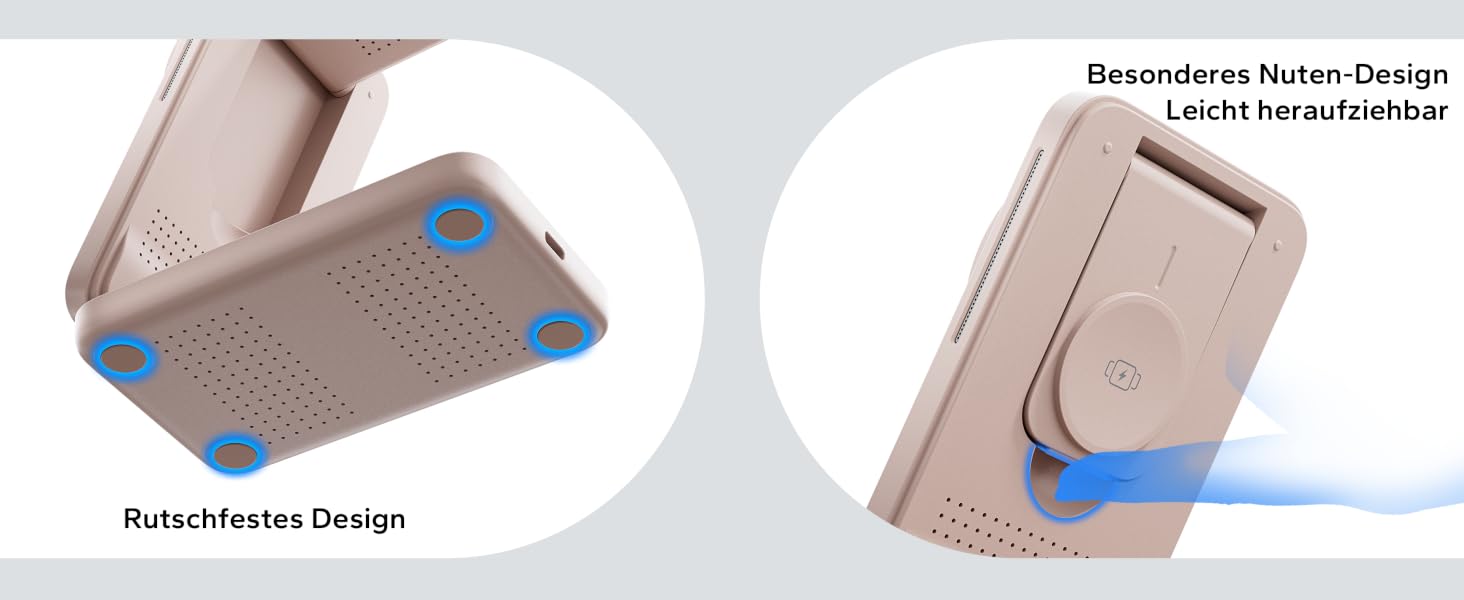 Бездротова зарядна станція KPON MagSafe 3-в-1 для iPhone 17-12, Apple Watch 11-2 та AirPods, складана швидка зарядка з адаптером 20W, Рожева