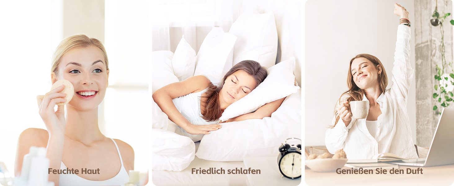 ASAKUKI Дифузор ароматерапії 500 мл, ультразвуковий зволожувач повітря з дистанційним керуванням, автоматичне вимкнення та 7 LED-кольорами