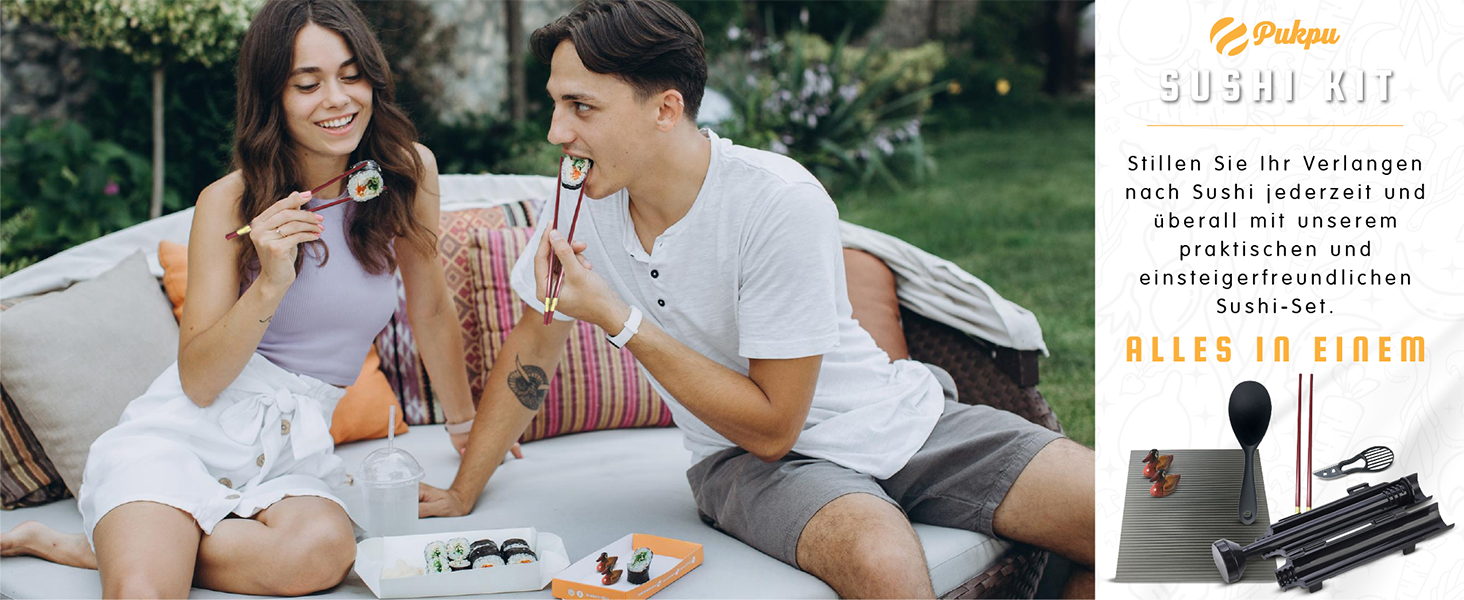 Набір для приготування суші: роловщик, форми, аксесуари - DIY стартовий набір для початківців