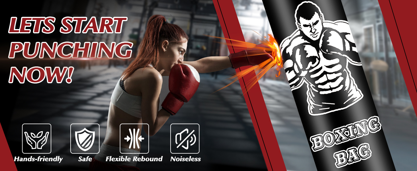 Боксерський мішок стоячий для дорослих, 180см. Міцний мішок для боксу, кікбоксингу, MMA, Муай Тай, фітнесу, таekwondo. Чорно-білий.