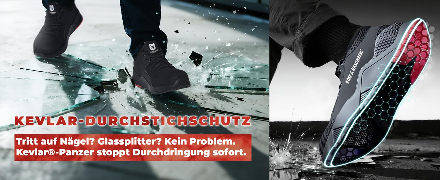 Робочі черевики з металевим носком: чоловічі та жіночі, легкі, дихаючі, розміри 37-48 EU