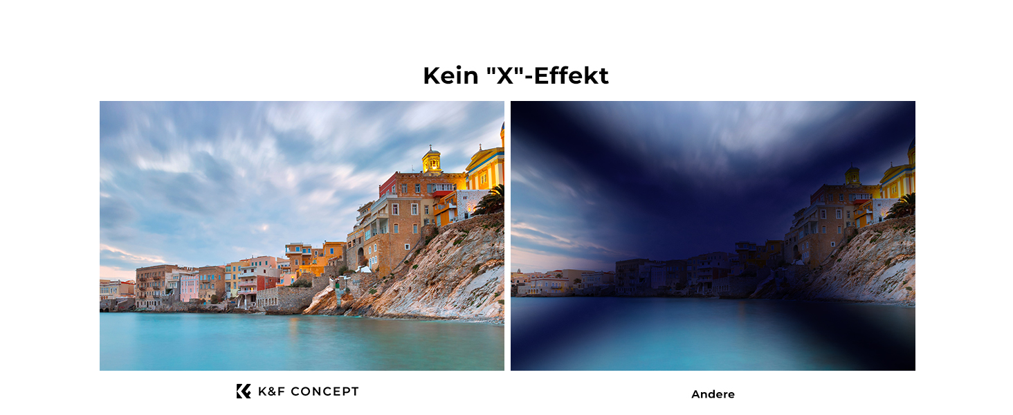 Фільтр ND K&F Concept 82mm Variabler ND Filter (ND2-32) Nano-Xcel для фотографії пейзажів та відео