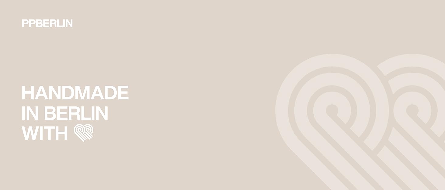 Чоловіча/Жіноча поясна сумка PP-Berlin чорного кольору з трьома відділеннями, ручної роботи, веганська, Made in Germany, для повсякденного використання та відпочинку