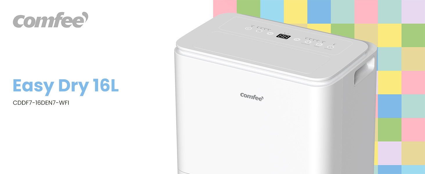 Зволожувач повітря Comfee 30L/24h: для квартири, ванної, підвалу, з таймером та іонізацією
