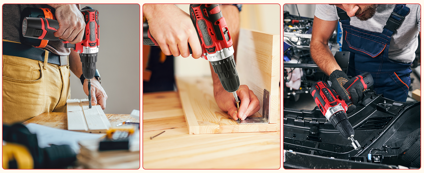 Набір інструментів TLGREEN 138 шт. з акумуляторною дриль-шуруповертом 12V для ремонту та DIY, електроінструмент