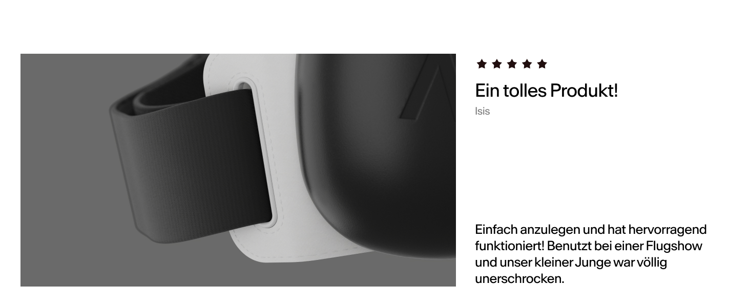 Захисні навушники Alpine Muffy Baby Klassik для дітей до 36 місяців - чорний колір. Безпечні, регульовані, запобігають пошкодженню слуху. Виготовлено в Німеччині.
