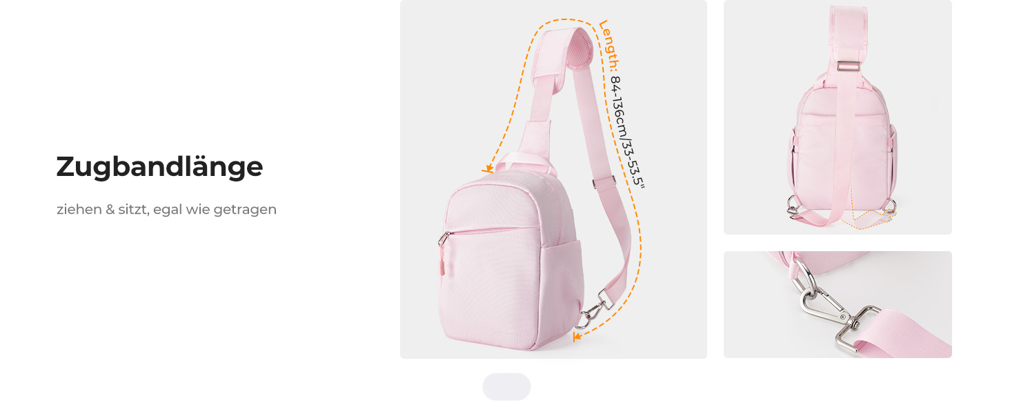 Сумка для камери K&F CONCEPT, слін-сумка на плече, фоторюкзак, компактний, водонепроникний, регульований ремінь, для DSLR/SLR камер, об'єктивів (5 літрів, рожевий)