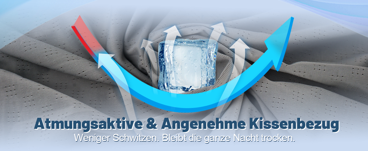 Ортопедична подушка для сну для тих, хто спить на боці, з зоною полегшення вух, з піною з пам'яті, для зняття болю в шиї, подушка для підтримки шиї, для спини/живота, темно-сіра