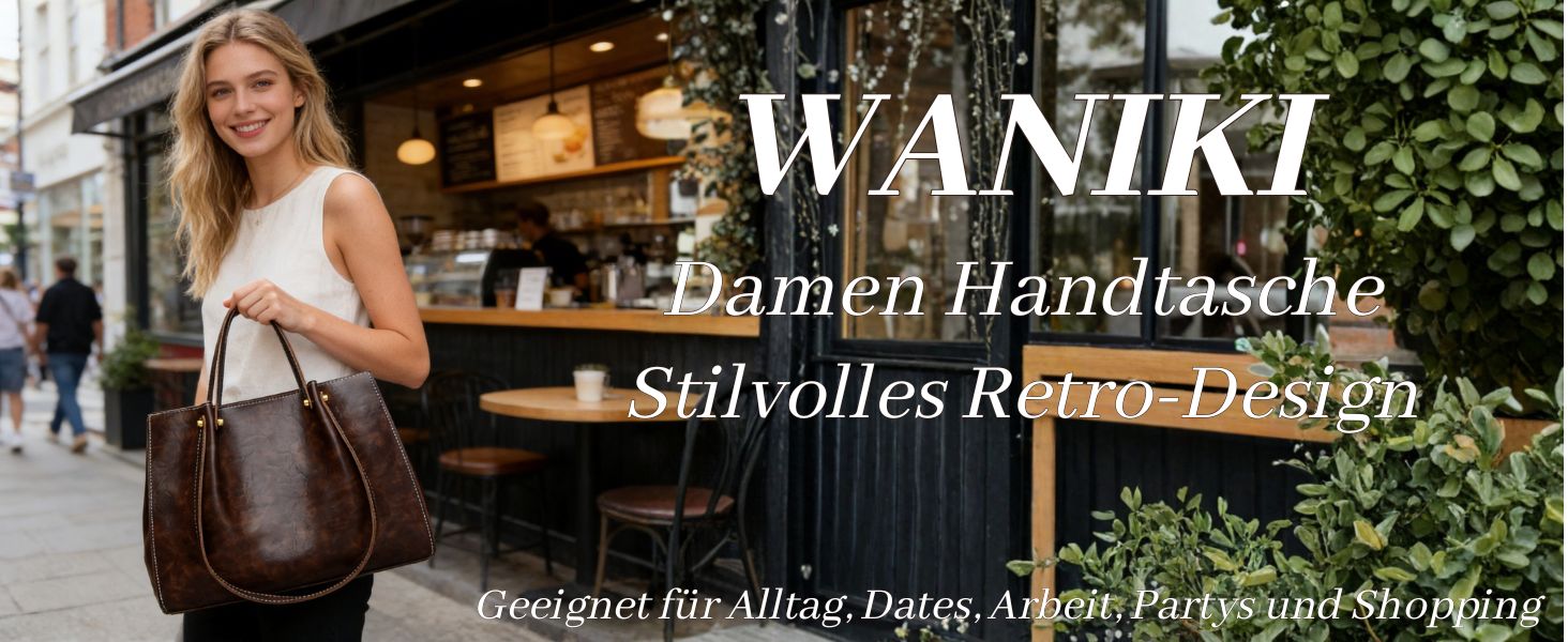 Сумка жіноча велика елегантна через плече PU шкіра Shopper Bag для роботи, школи, офісу, повсякденна (Коричнева)