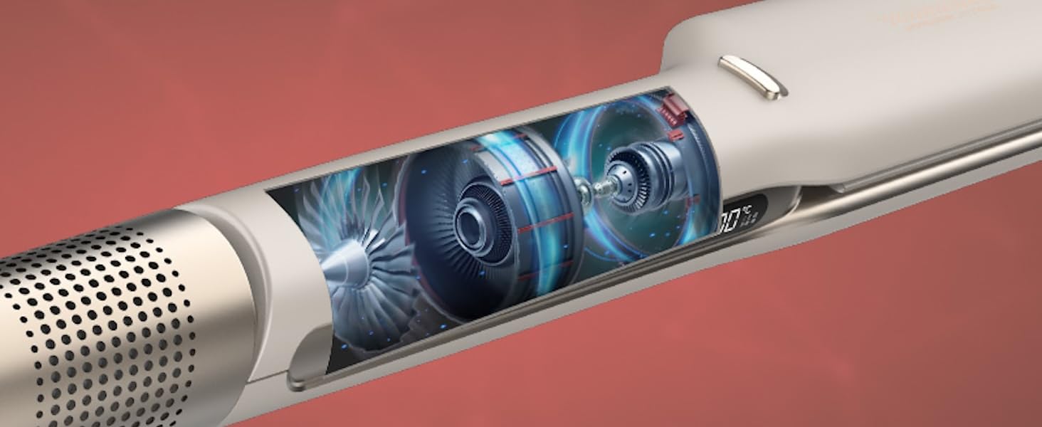 Випрямляч для волосся Cecotec AirLisse 2in1 ForceDry з функцією іонізації та холодного повітря, 1000 Вт, чорний