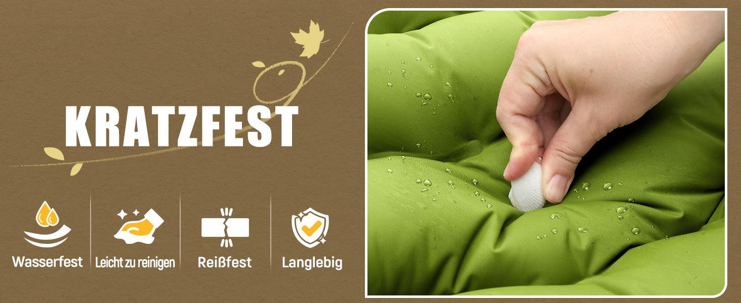 Саморозкладаючий килимок для кемпінгу Double, ультралегкий, товстий, з насосом для ніг, зелено-блакитний