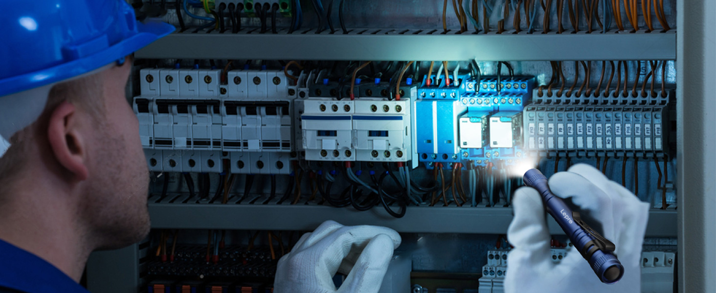 Ліхтарик LED Lepro, Mini IPX4 Водостійкий, 3 Режими, 2 шт. (Синій)