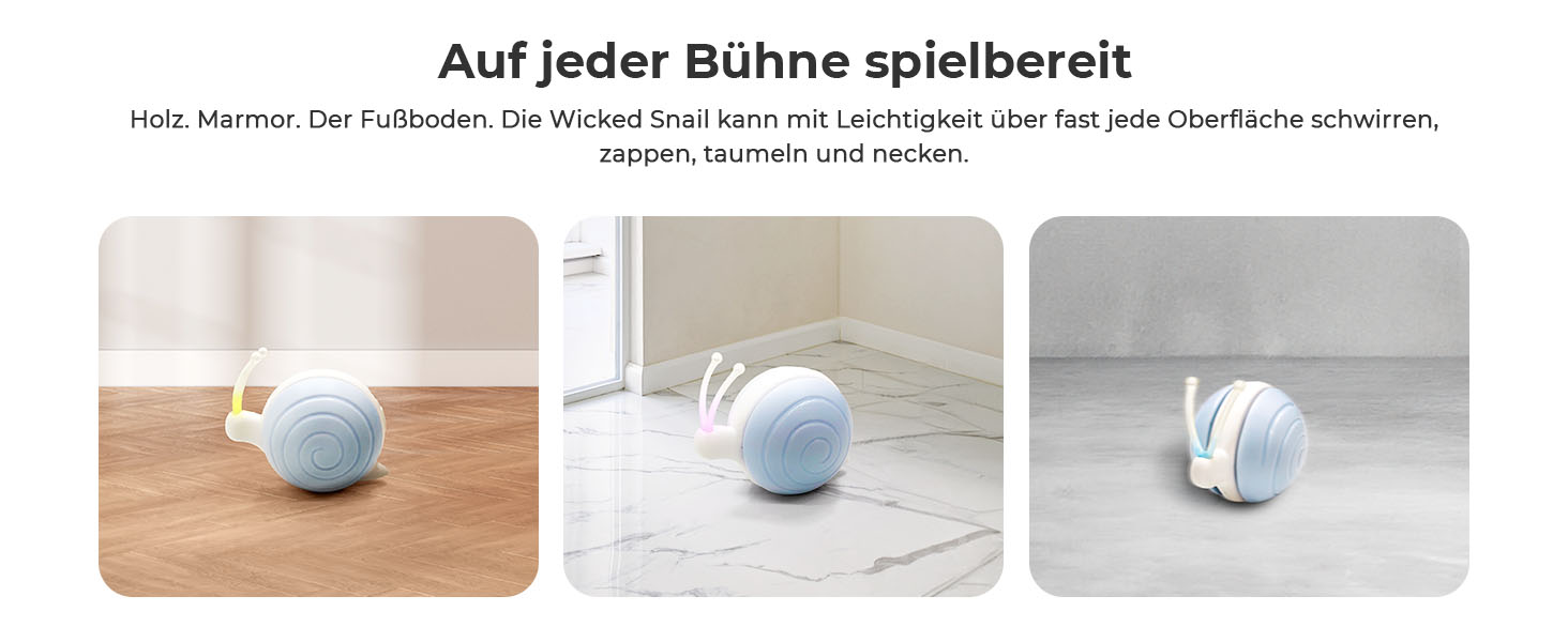 Інтерактивна іграшка для котів Wicked Snail з LED-підсвіткою, електрична, заряджається від DC, рухома, подарунок для кошенят, синя