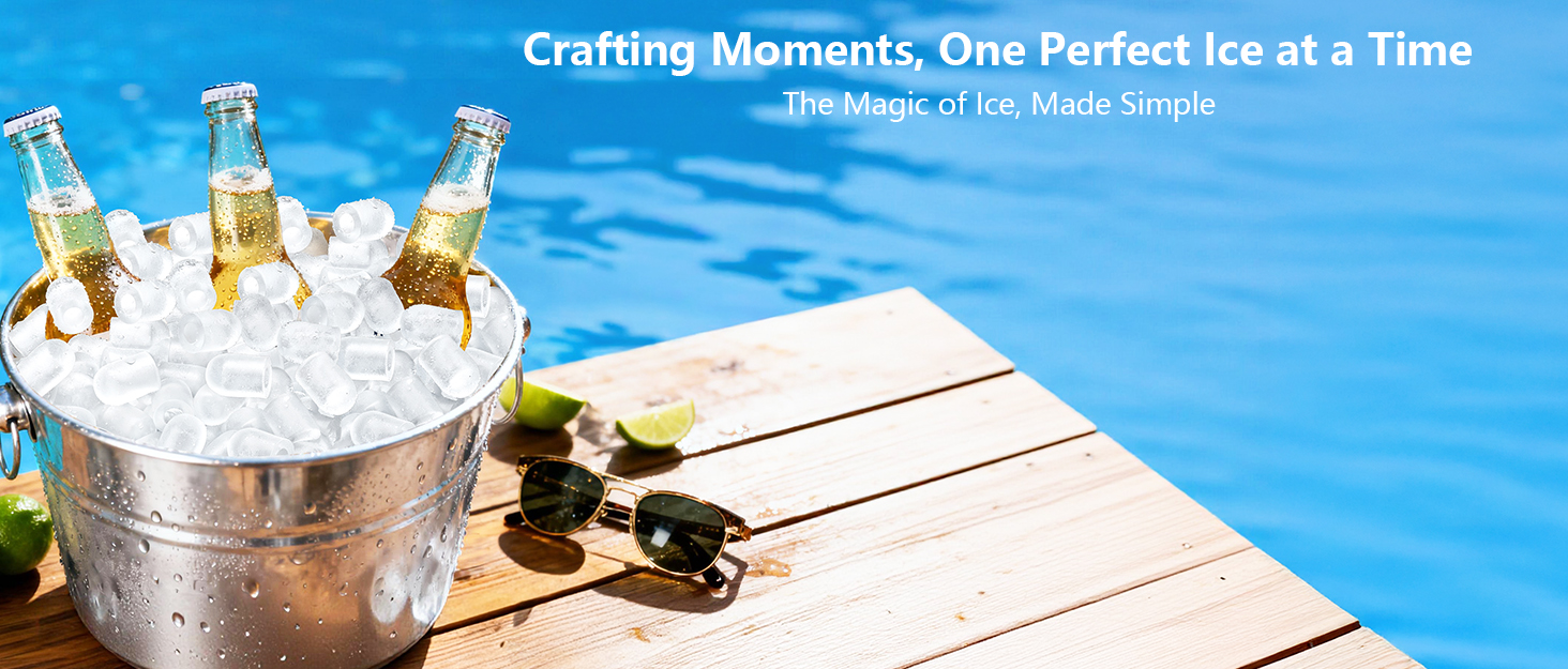 Машина для приготування льоду Eiswürfelmaschine Klein: портативна, 12 кг/24 год, 8 кубиків за 6 хв, 2 розміри, самоочищення для дому, кухні, кемпінгу, вечірки, RV