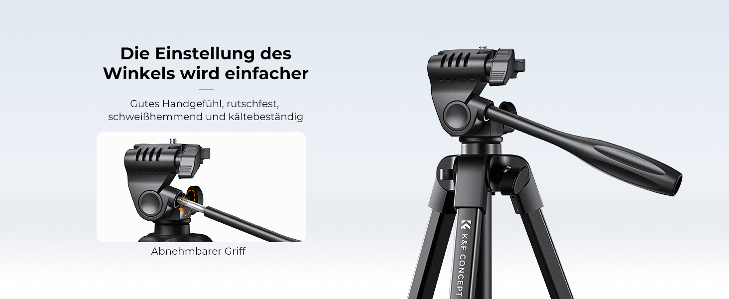 Штатив K&F Concept NT510: легкий штатив 152 см з Bluetooth пульт для Canon, Nikon, Sony та смартфонів