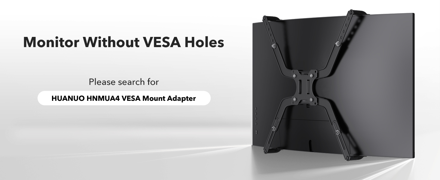 Тримач для монітора HUANUO - 2 монітори, 13-40 дюймів, VESA 75/100 мм, для геймінгу, 2-12 кг