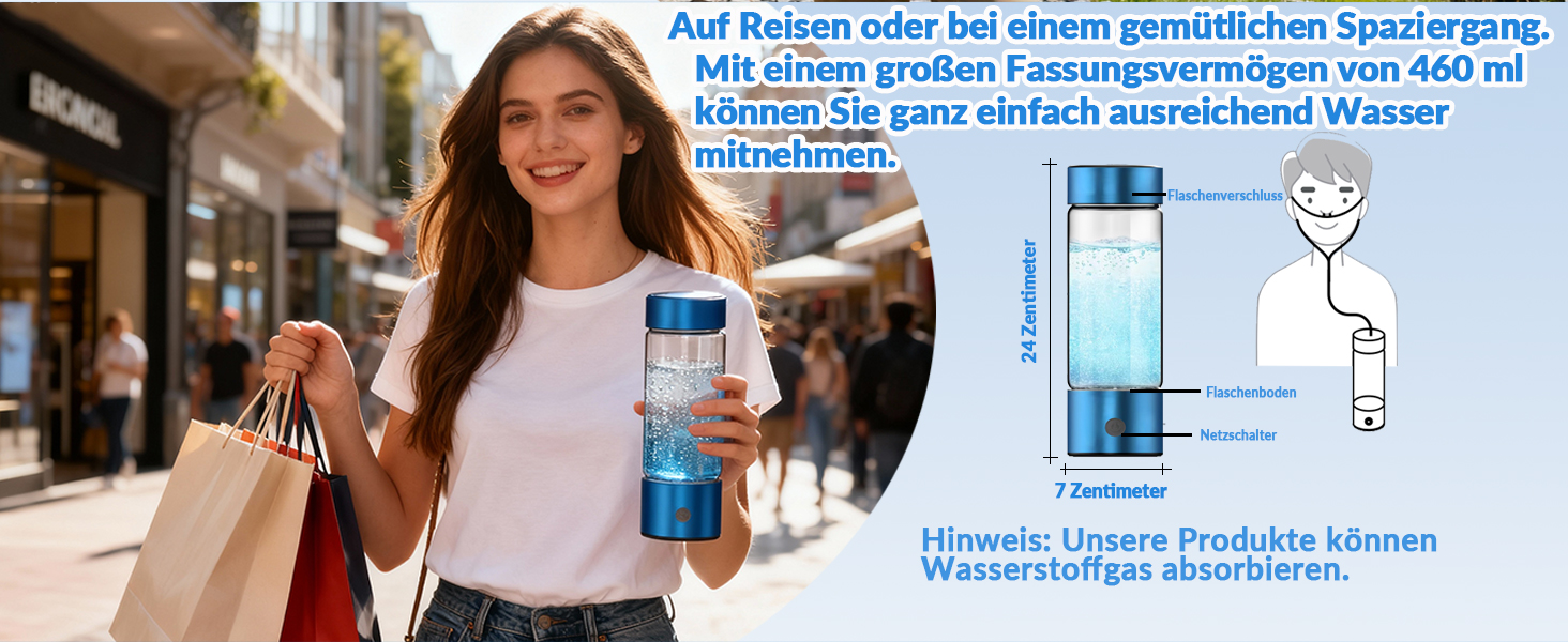 Електричний чайник Schwanenhals 1.0L, Ретро/Вінтаж, 1000W, з нержавіючої сталі, для офісу/подорожей/кухні/сім'ї, автоматичне відключення, захист від перегріву, BPA-free, мідний дизайн (синій + білий)