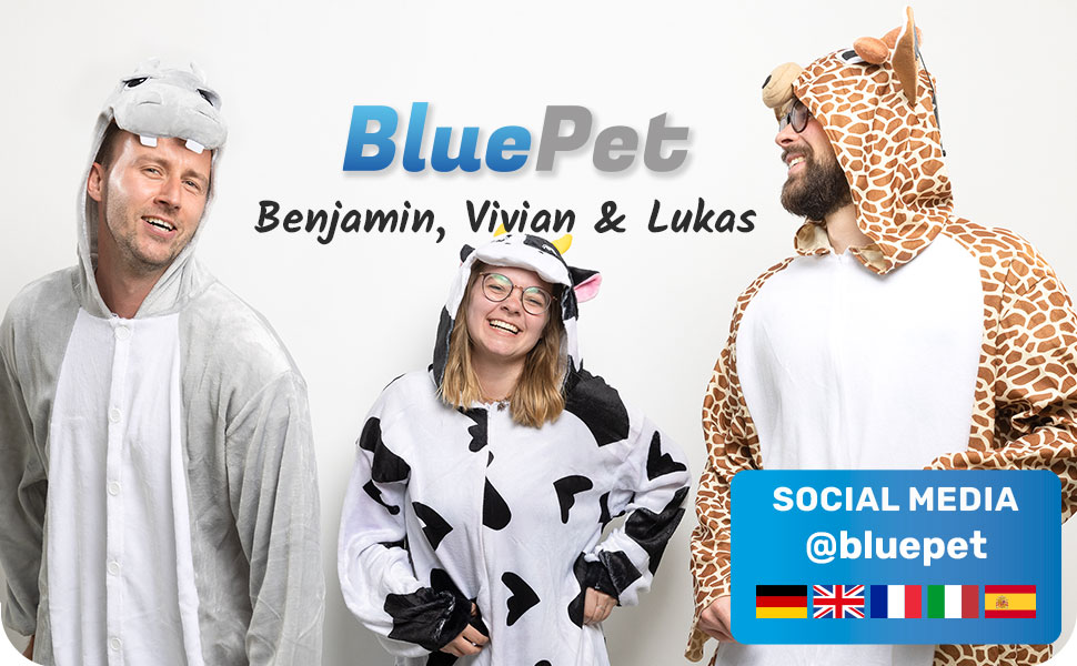 Щітка для собак та котів BluePet для довгої шерсті - видаляє підшерсток, ковтуни та вузли. Версія 2.0 з кнопкою очищення. Для щоденного використання (Блакитна) 2.0