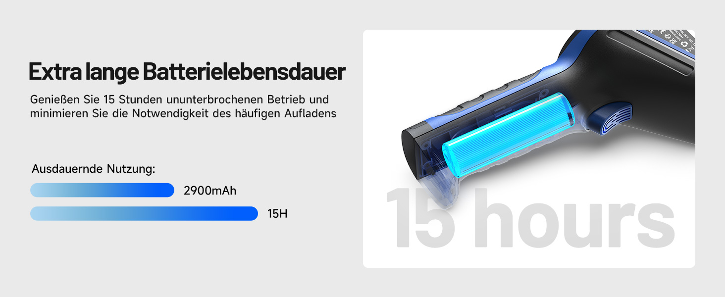 TOPDON TC004 Міні тепловізор, 240x240 IR-роздільна здатність, ручний тепловізійний прилад, 15 годин роботи від акумулятора, частота оновлення 25 Гц, діапазон температур -20℃ до 450℃, високий/низький температурний тригер, чорно-синя палітра