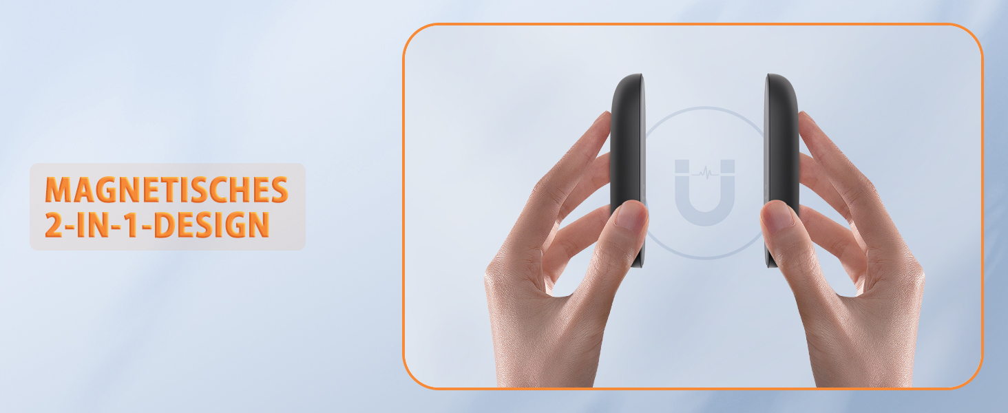 Електричні грілки для рук 2 шт. – Магнітні, швидко нагріваються, багаторазові USB-грілки з шнурком, компактні електричні грілки для активного відпочинку та дітей взимку