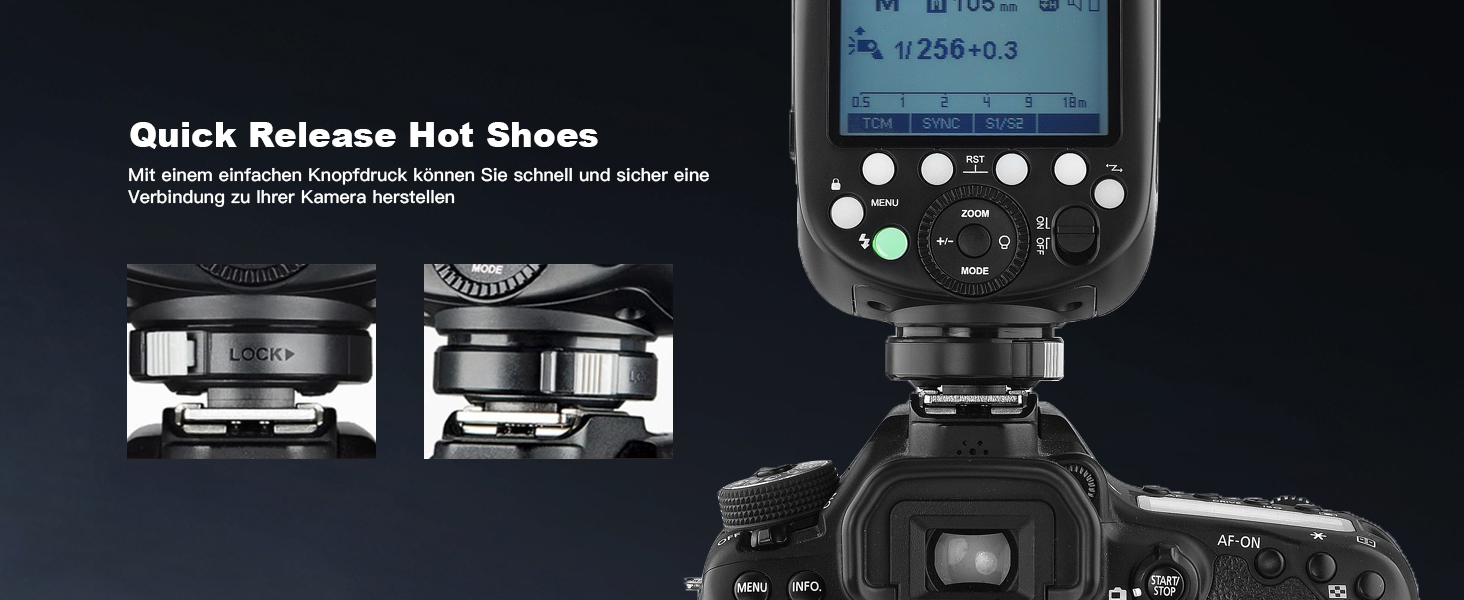 Спалахувач Godox 76W для камери з підтримкою i-TTL, 2.4G Wireless X System, 1/8000 HSS, сумісний з Olympus (V1-N)