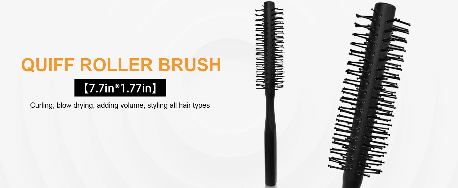 Набір для чоловічого стайлінгу Kamm, DUAIU: 7 предметів, круглі щітки, текстурувальні гребені для укладки та розчісування