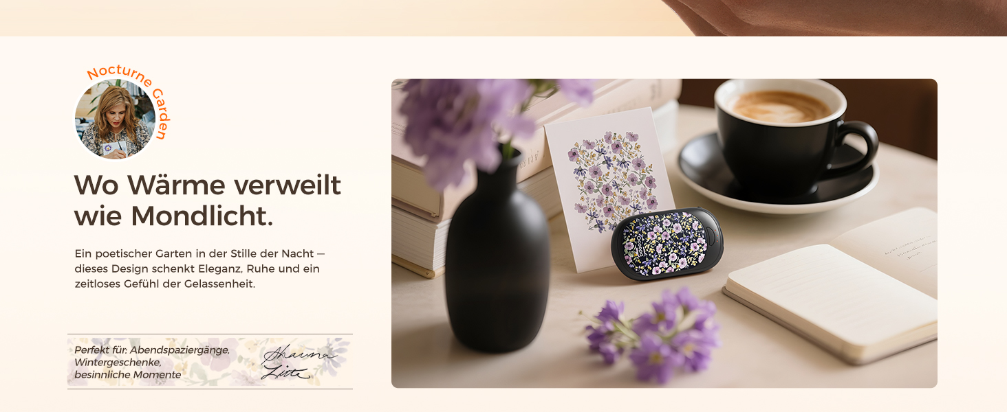 Електричні грілки для рук Ocoopa 2 шт. з магнітом, 5000mAh, 3 режими нагріву, компактні, чорні