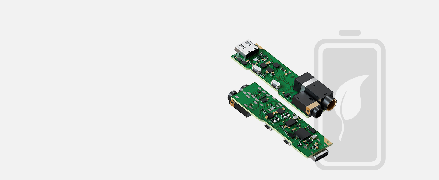 Портативний ЦАП/підсилювач навушників Fosi Audio DS1 з ES9038Q2M, підтримка PCM 32-bit/768kHz та DSD512, 3,5mm та 4,4mm виходи для Hi-Fi аудіо, USB ЦАП підсилювач для навушників