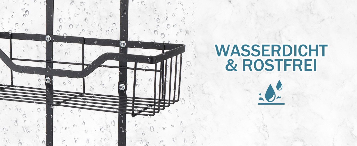 Настінна поличка для душу з тримачем для зубних щіток, нержавіюча сталь, 12 гачків, без свердління, органайзер для ванної кімнати