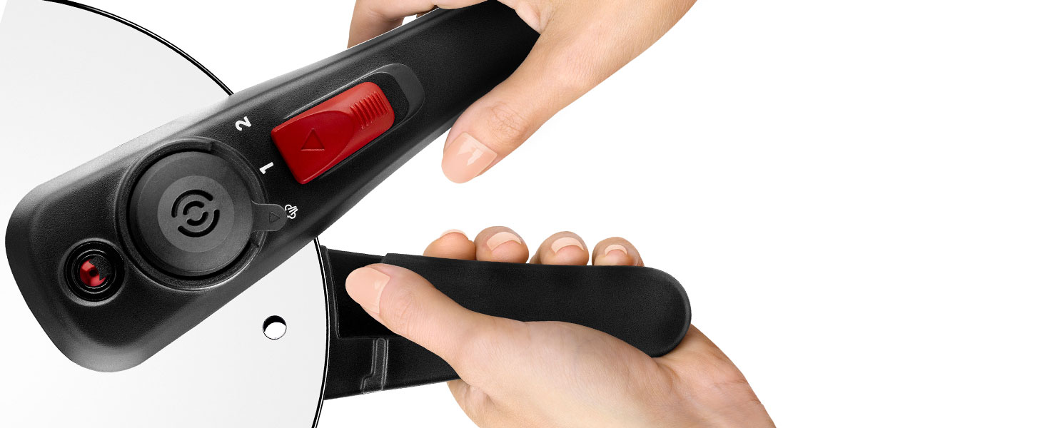 Каструля-скороварка BRA Allure 6 л з нержавіючої сталі 18/10, 2 програми приготування та блокування відкривання, для всіх типів кухонь