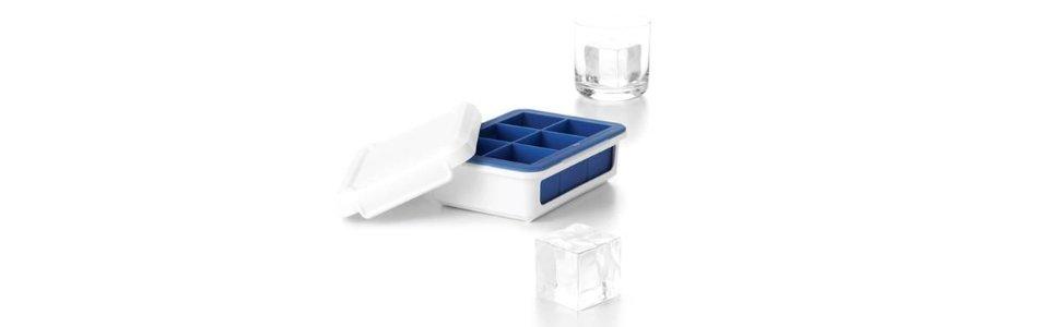 Силіконова форма для льоду OXO Good Grips з кришкою, герметична, для великих кубиків льоду