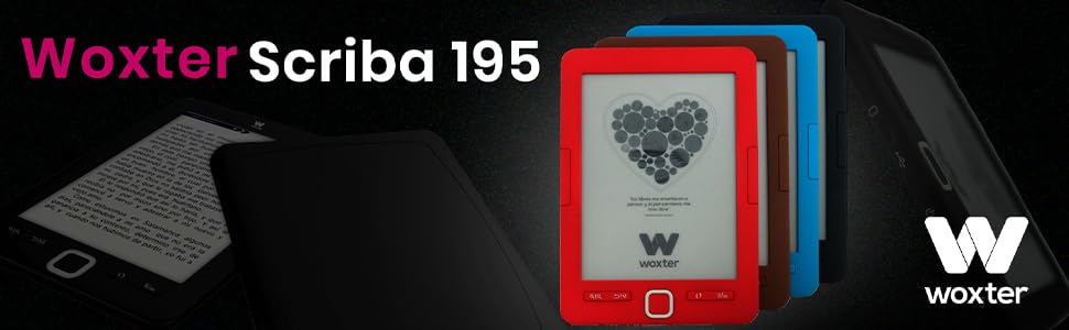 Woxter Scriba 195 Black - Електронна книга з 6