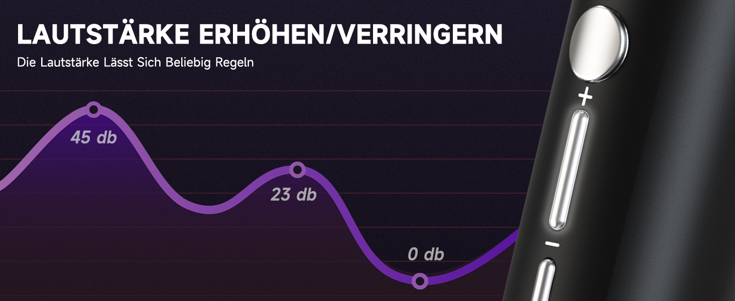 Бездротовий мікрофон з LED-підсвіткою, подвійний, акумуляторний, караоке, чорний