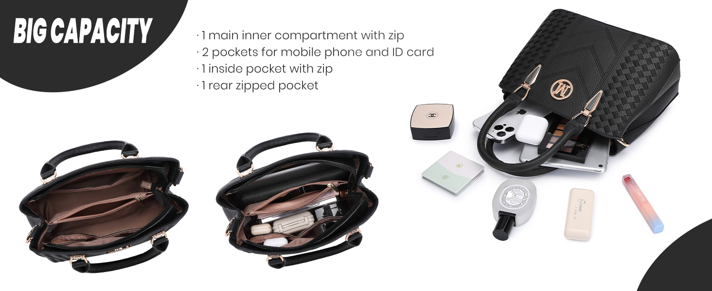 Сумка жіноча Miss Lulu середнього розміру через плече, сіра з личі-текстурою, з гаманцем та внутрішніми кишенями для роботи, відпочинку, повсякденного використання